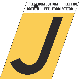 1-1/2INGOLD ALUM LETTER J