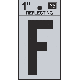 1IN REFLECT LETTER F