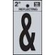 2in Reflective Symbol Ampersand