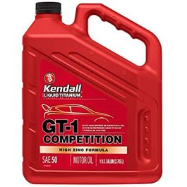 Kendall GT-1 Competition SAE 20W50 High Zinc Motor Oil Gal