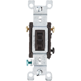 BRN 3-WAY GRND SWITCH