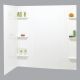 5PC WHITE TUB WALL KIT