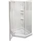 WHITE NEO-ANGLE SHOWER