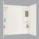 5-PC WHITE TUB WALL KIT