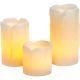 CG19512CR 3PK MINI PILLAR CANDLE