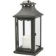 GL29106SBK 12IN METAL LANTERN
