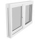 NVSS3216W WHT BSMT SLDR WINDOW