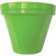 PCS-8-DIBA 8IN GREEN - PINK CLAY POT