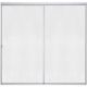 650531913616 SILVER BY-PASS TUB DOOR