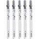 Jigsaw Blade T-Shk 4in 10TPI Wood  5PK Bosch T101BR