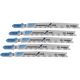 Jigsaw Blade T-Shank 4in x 10-24TPI Progressor For Metal Bosch T123