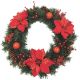 2314610 30IN PINE PNTSETTA WREATH