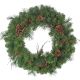 2460420DIB 30IN PINE BERRY WREATH