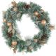 2460440DIB 30IN PINE GOLD WREATH