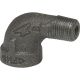 1-1/2IN 90D BLK ST ELBOW