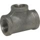 3/4X3/4X1/2 BLK IRON TEE