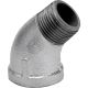 1/4IN 45D GALV ST ELBOW
