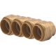 U518LFA4 4 PK 3/4IN SB END STOP