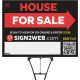 E-1824-DFS 18X24 FORSALE SIGN W/ARW