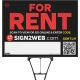 E-1824-FR 18IN X 24IN FOR RENT SIGN