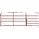 12FT 6BAR RED ECONO GATE