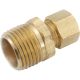 BRASS 3/16X1/4 MALE CONNECTOR