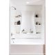 40034L WHT CLASSIC LH BATHTUB