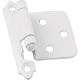 No Inset Self Closing Hinge White 28742