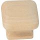 1-1/2IN WOOD SQUARE KNOB