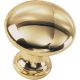 1-1/4IN RICHMOND KNOB - PLSHD BRASS