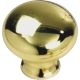 1-1/4in Celebration Knob - Polished Brass