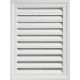 WHITE RECTGLE GABLE VENT