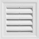 WHITE SQUARE GABLE VENT