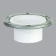 PVC CLOSET FLANGE 4 x 3 SS