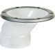 PVC OFFSET FLANGE 4 x 3 SS