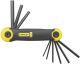 Hex Key Fold Set Eng 9PCS 5/64in -1/4in Stanley 69-265