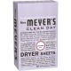 LAVENDER DRYER SHEETS