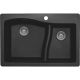 QT-630-BL BLACK COMPOSITE SINK