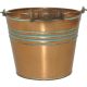 MPT01624 6IN VINTAGE COPPR PLANTER
