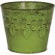 MPT01888 4IN TNY-GRN METAL PLANTER