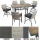 198-MM95-7BAL-ST CDR SPRNG 7PC DINING SET