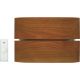 WD-2830 WRLS WOOD PBTN DOORBELL
