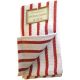 2PC RED STRP DISHCLOTHS
