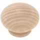 2PK 1-1/2IN WOOD RND KNOB