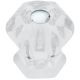 2PK 30MM CL GLASS KNOB