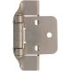 2PK 1/2IN SN OVRLY HINGE