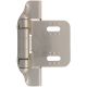 2PK 1/4IN SN OVRLY HINGE