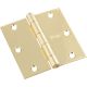 N830320 3.5IN PB SQC DOOR HINGE