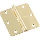 N830321 3.5IN PB 1/4R DOOR HINGE