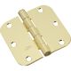 N830206 3-1/2IN PB 5/8RC DR HINGE